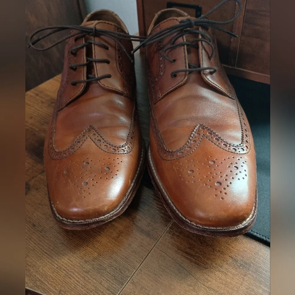 Cole Haan Nike Air Classic Brown Leather Men's Shoes_10